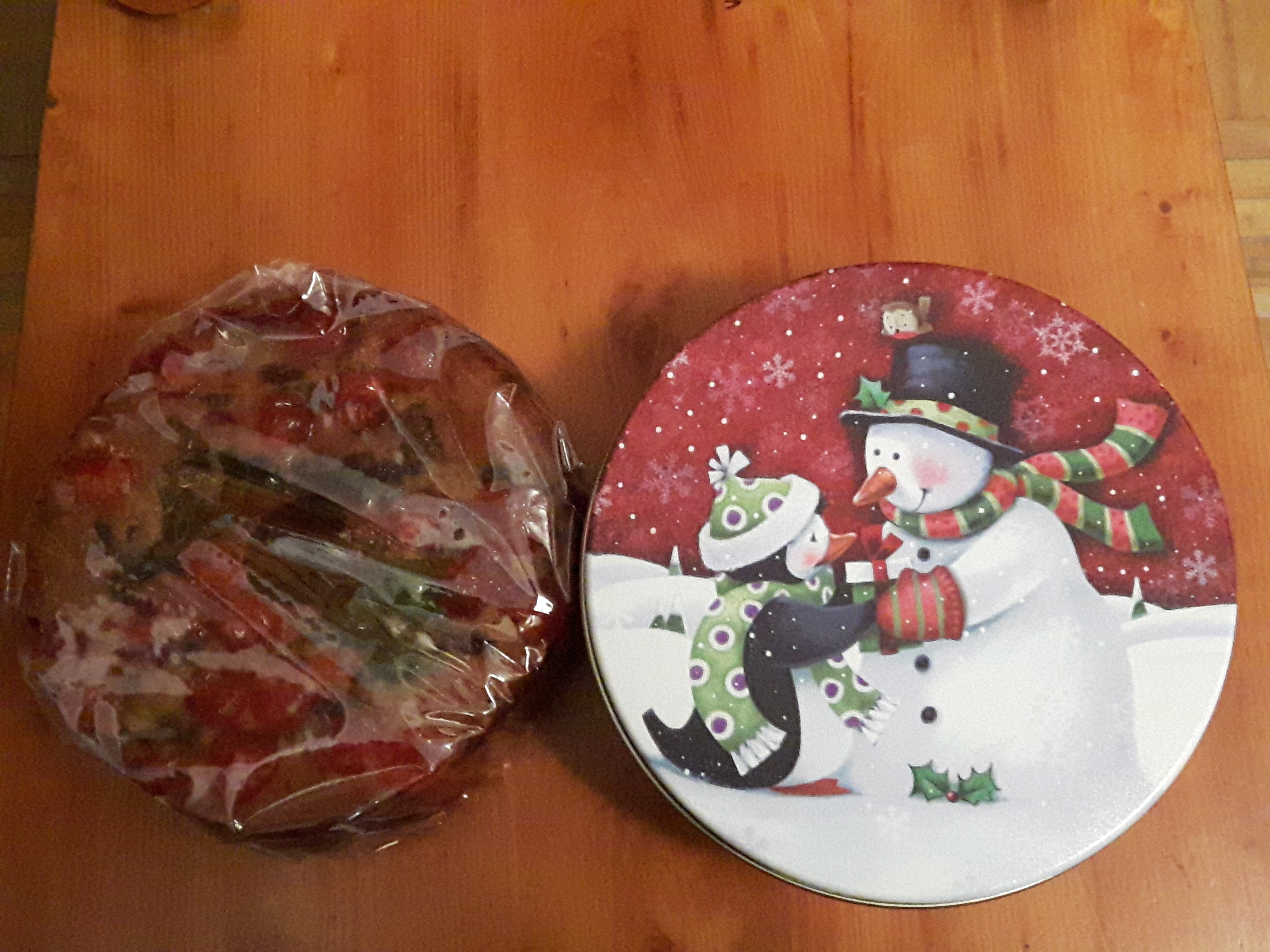 Un gâteau aux fruits.