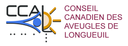 Logo. Conseil canadien des aveugles de Longueuil.