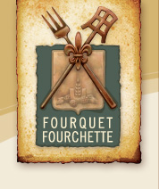 Logo. Restaurant Fourquet Fourchette.